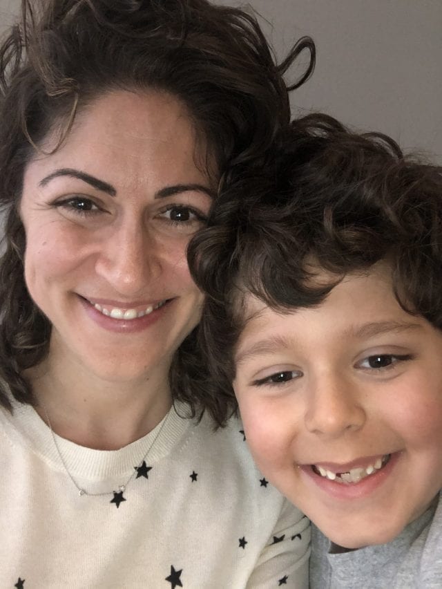 Olga farman et son fils