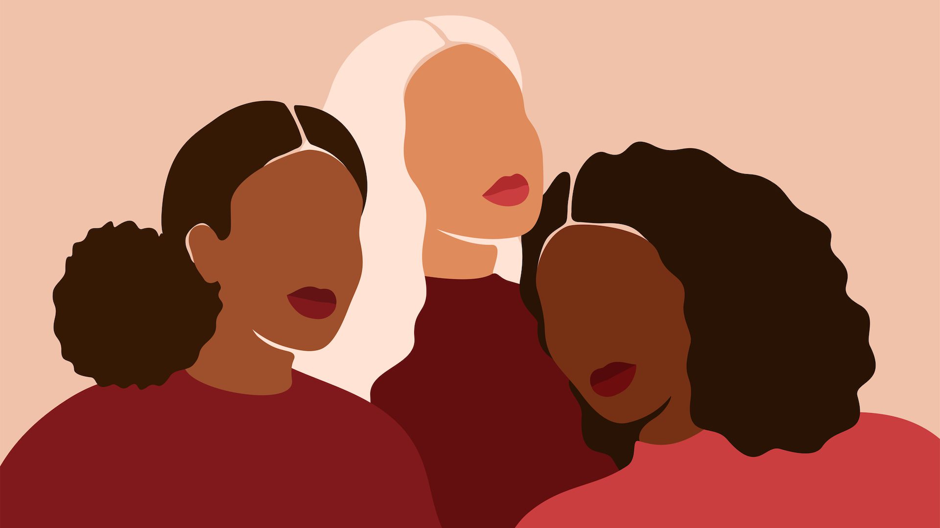 Illustration de 3 femmes